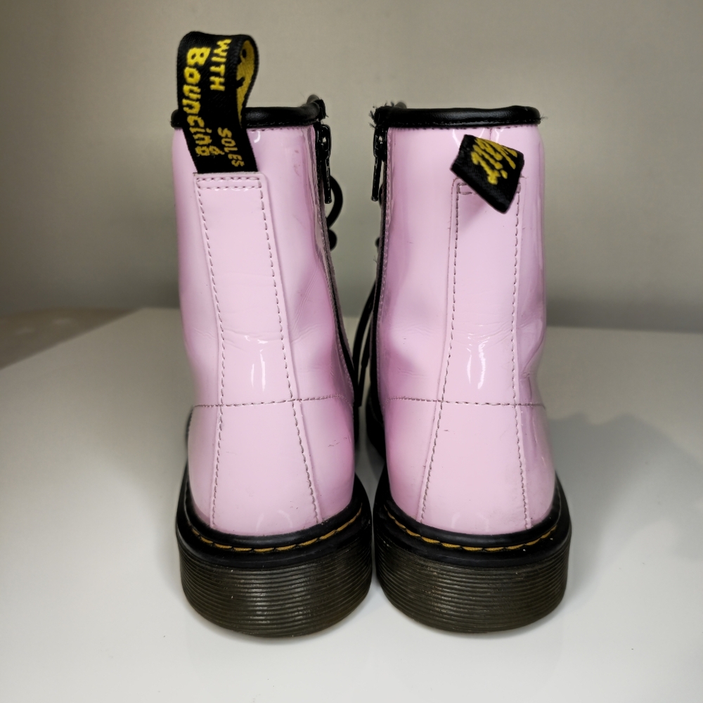 Dr. Martens Light Pink Combat Boots Size 5 - Picture 7 of 10